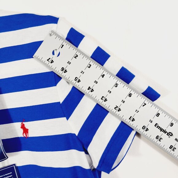 NWT Polo Ralph Lauren Team USA Summer Olympics Village Wear  Striped Tee Medium - Picture 13 of 16